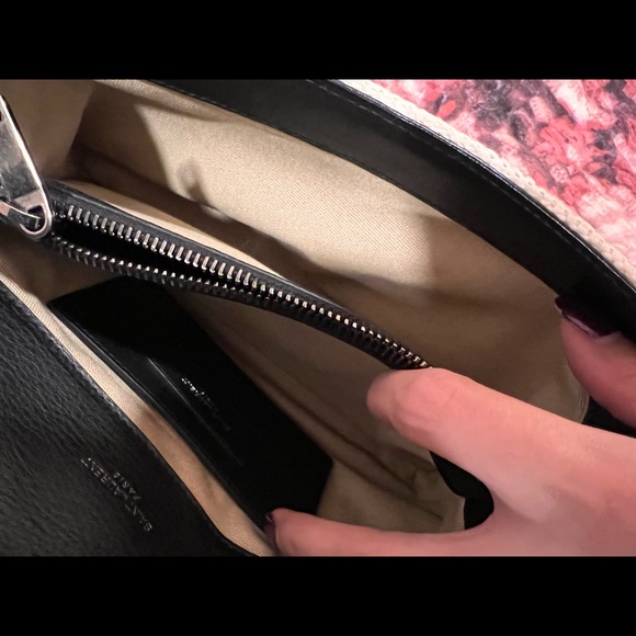 YSL CANVAS COLLEGE BAG - Picture 10 of 15